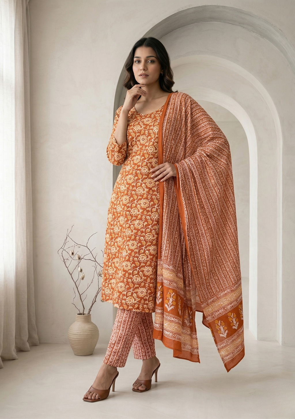 Floral Harmony Suit