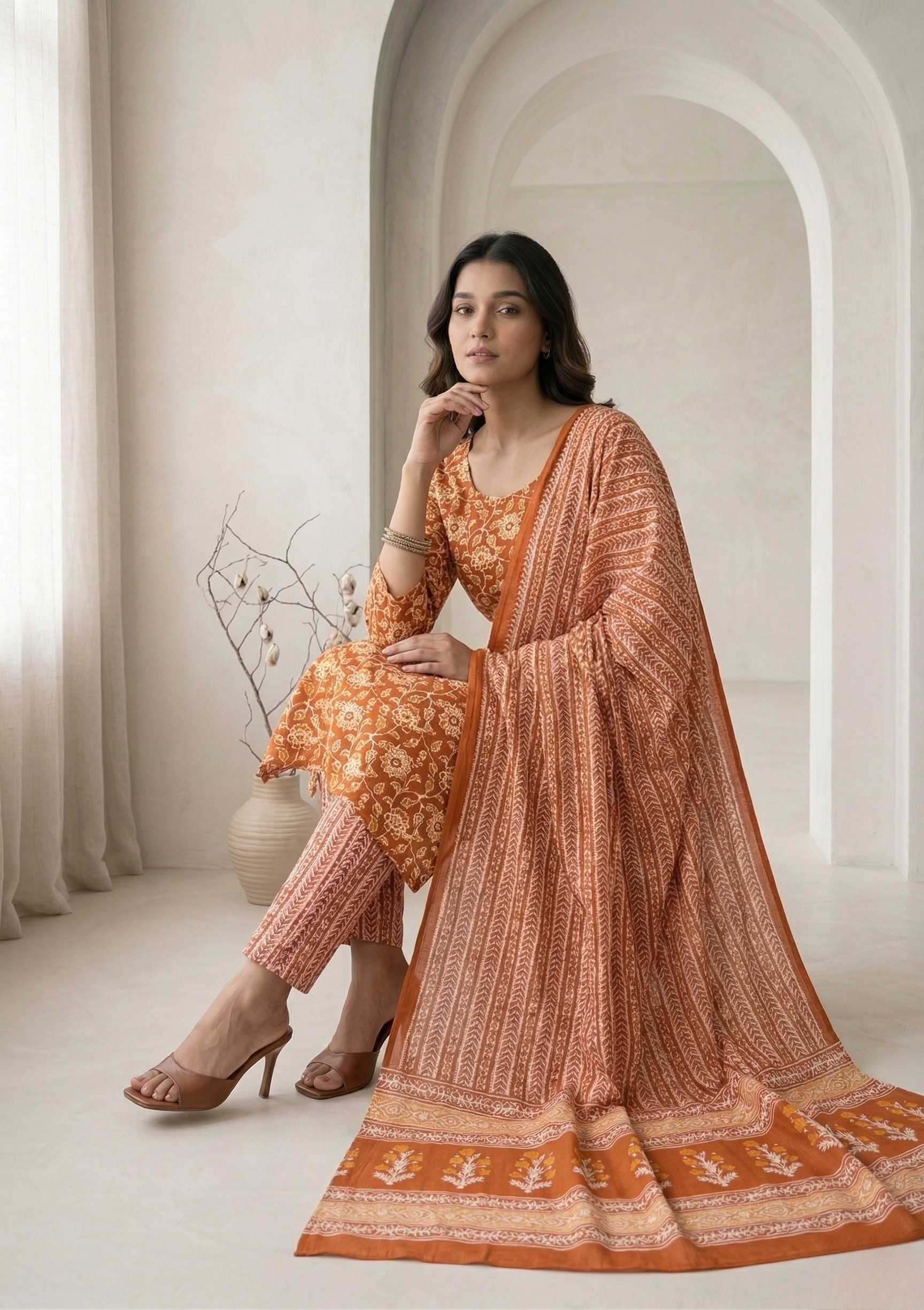 Floral Harmony Suit