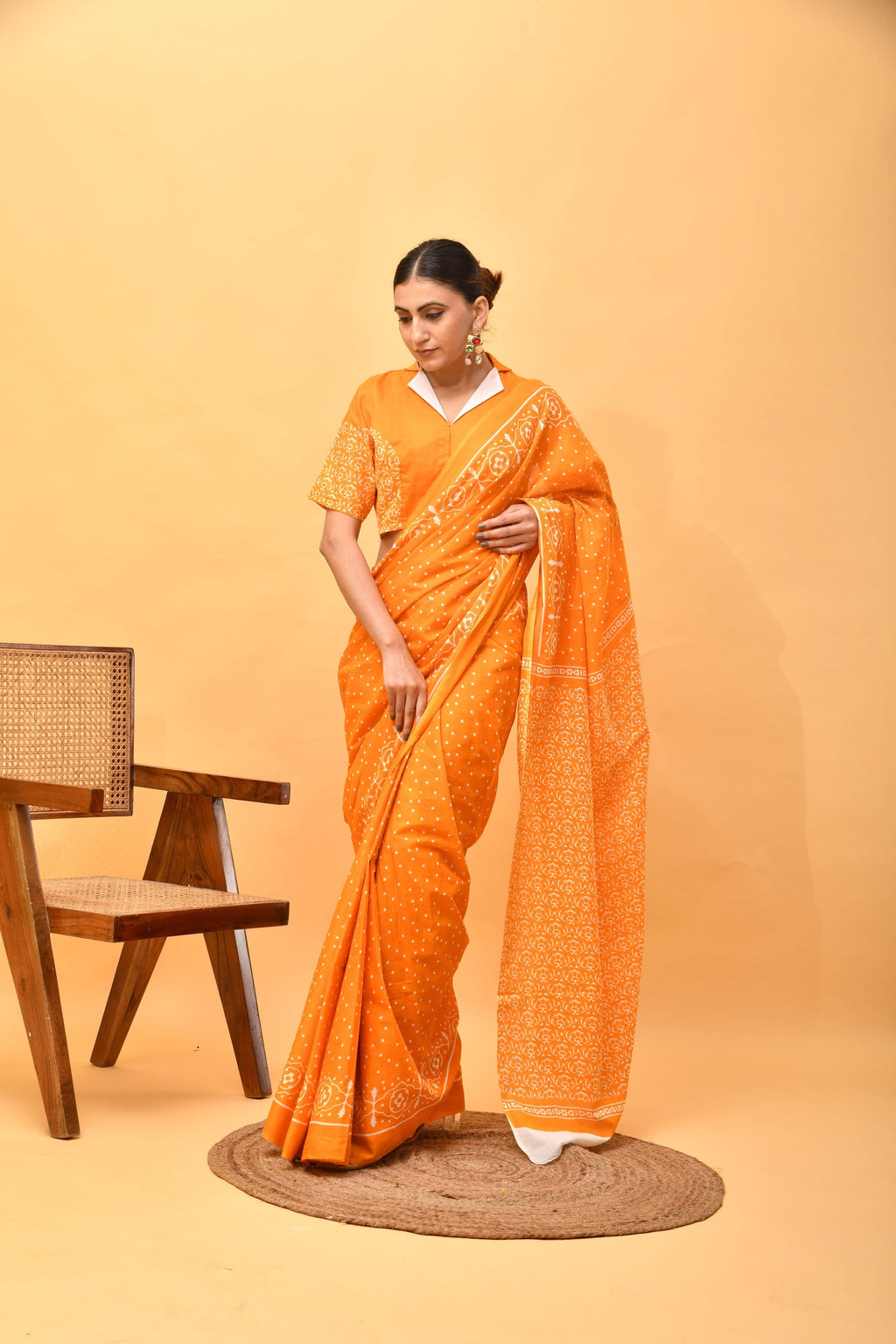 Golden Dusk Saree