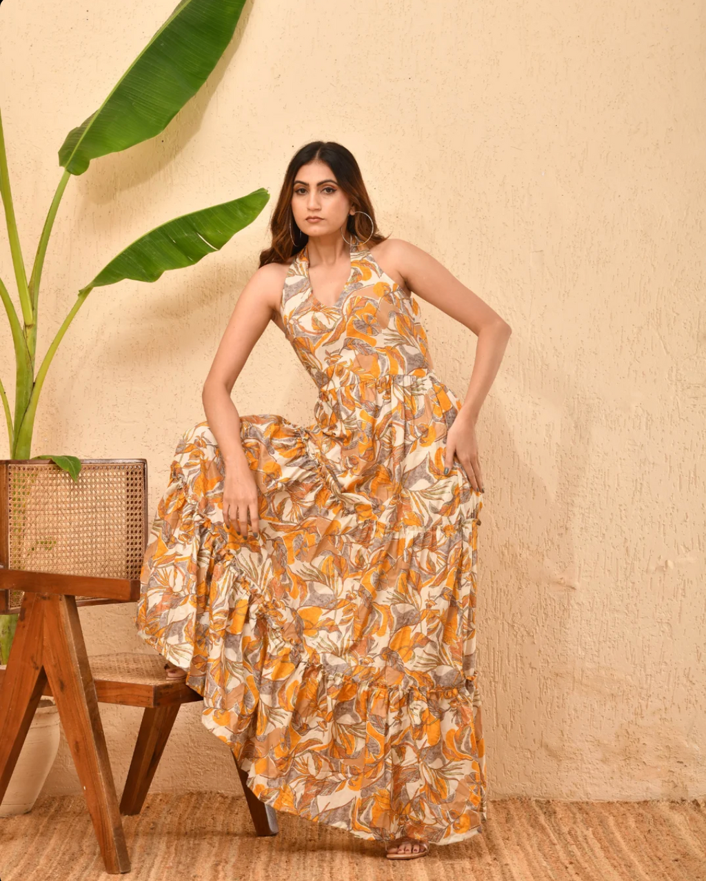 Golden Aura Frock