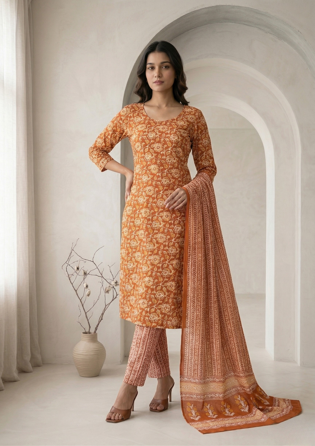 Floral Harmony Suit