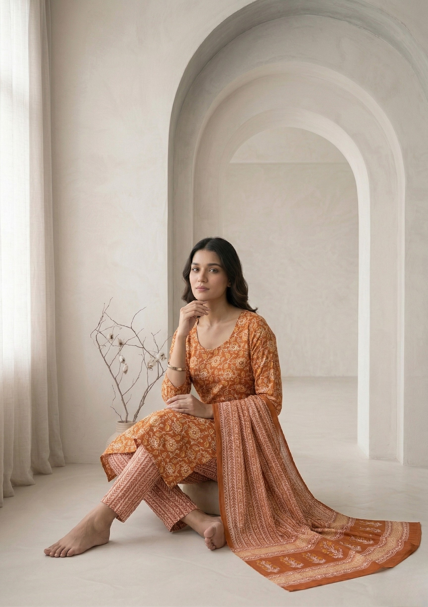 Floral Harmony Suit